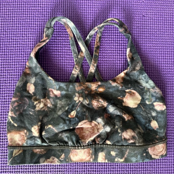 Lululemon Energy Bra Frosted Rose Multi - 4 - Picture 6 of 9